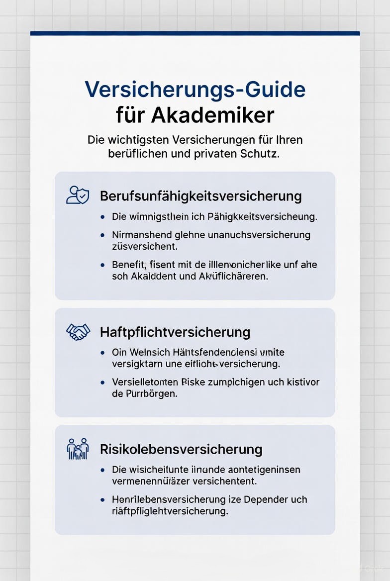 Versicherungsguide für wissenschaftliche Mitarbeiter
