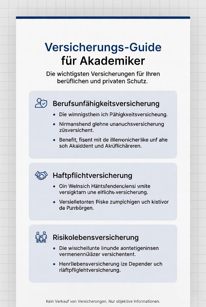 Versicherungsguide für wissenschaftliche Mitarbeiter