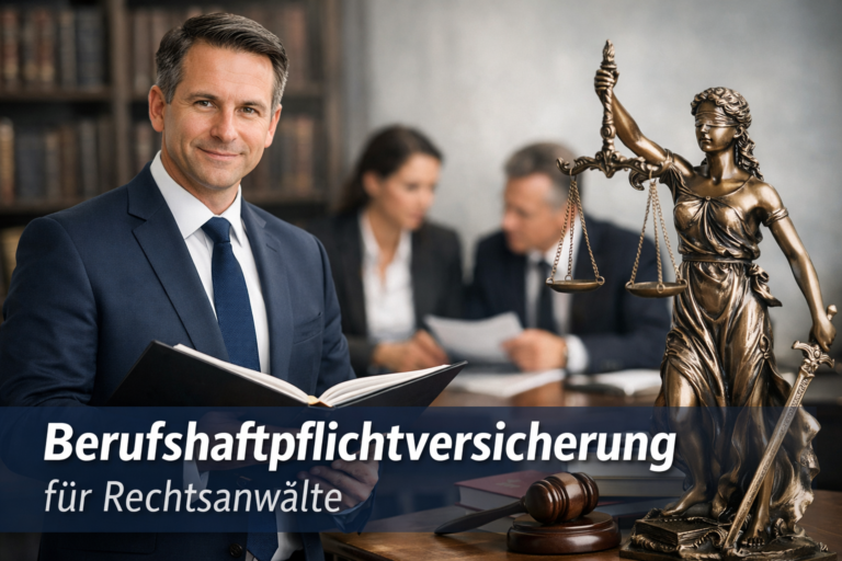 Berufshaftpflichtversicherung für Rechtsanwälte