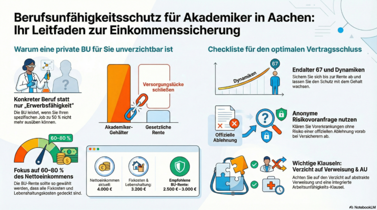 Berufsunfähigkeitsversicherung Infografik