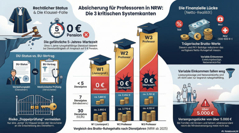 Infografik BU/DU für Professoren