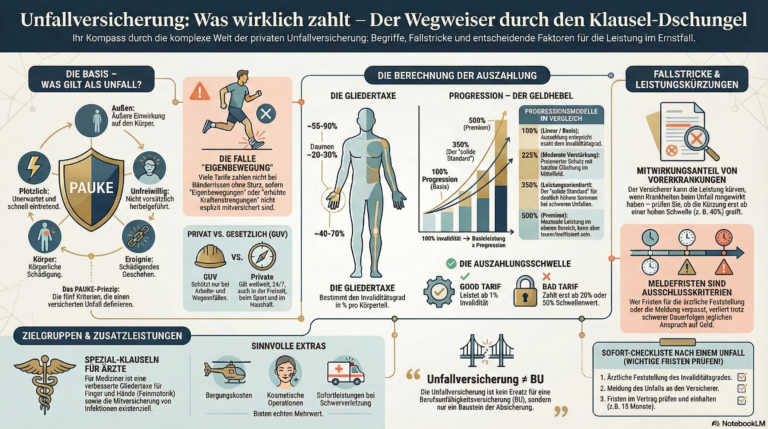 Unfallversicherung Übersicht