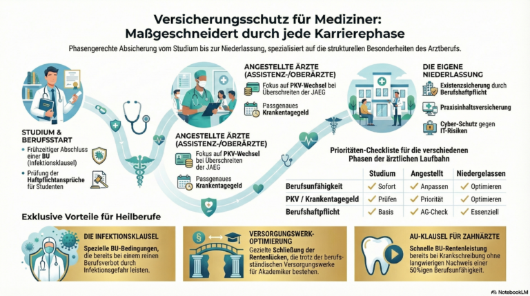 Versicherungen für Ärzte