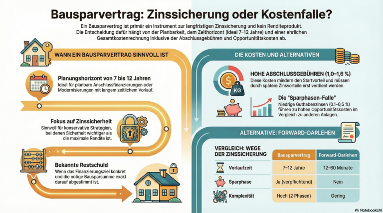 Bausparvertrag - Wann sinnvoll?