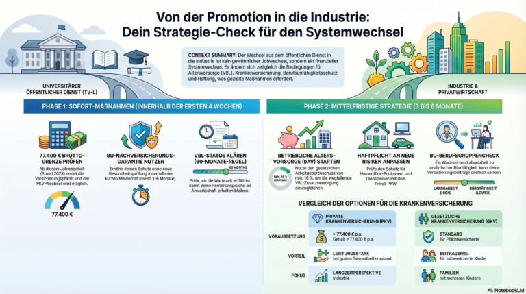 Nach der Promotion in die Industrie - Strategie