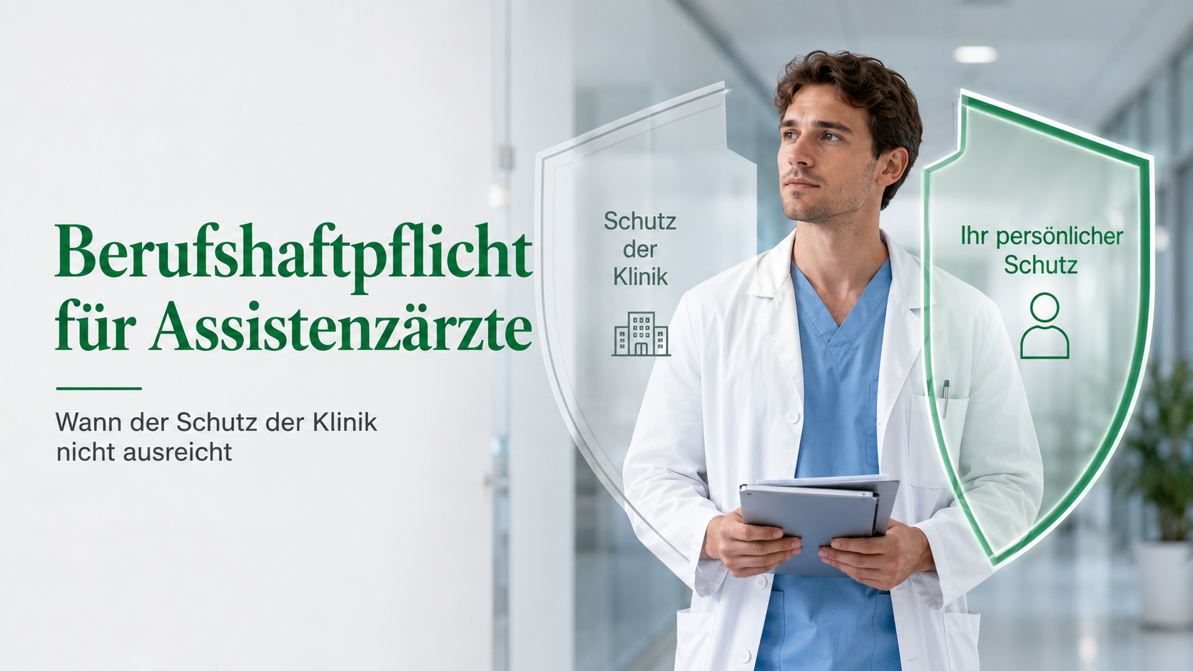 Berufshaftpflichtversicherung für Assistenzärzte