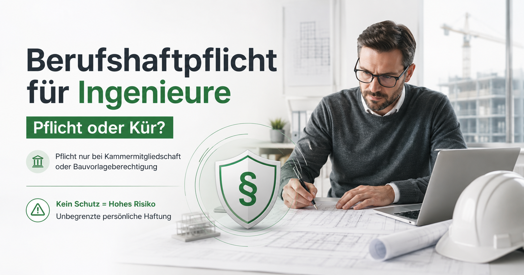 Berufshaftpflicht für Ingenieure