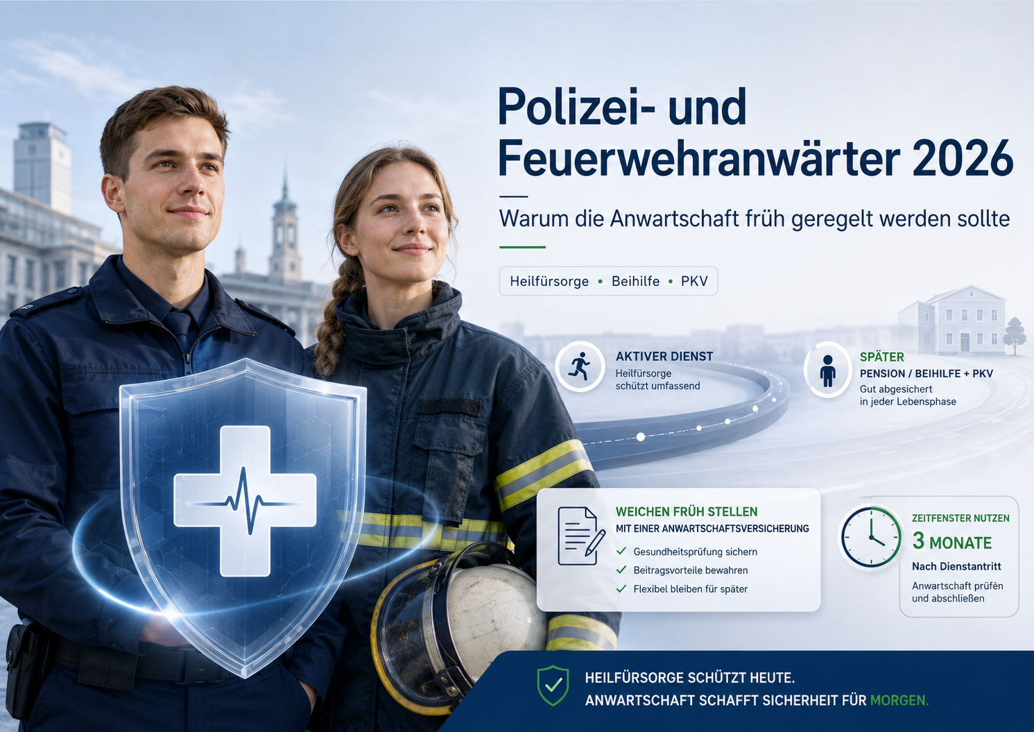 PKV Polizei und Feuerwehranwärter